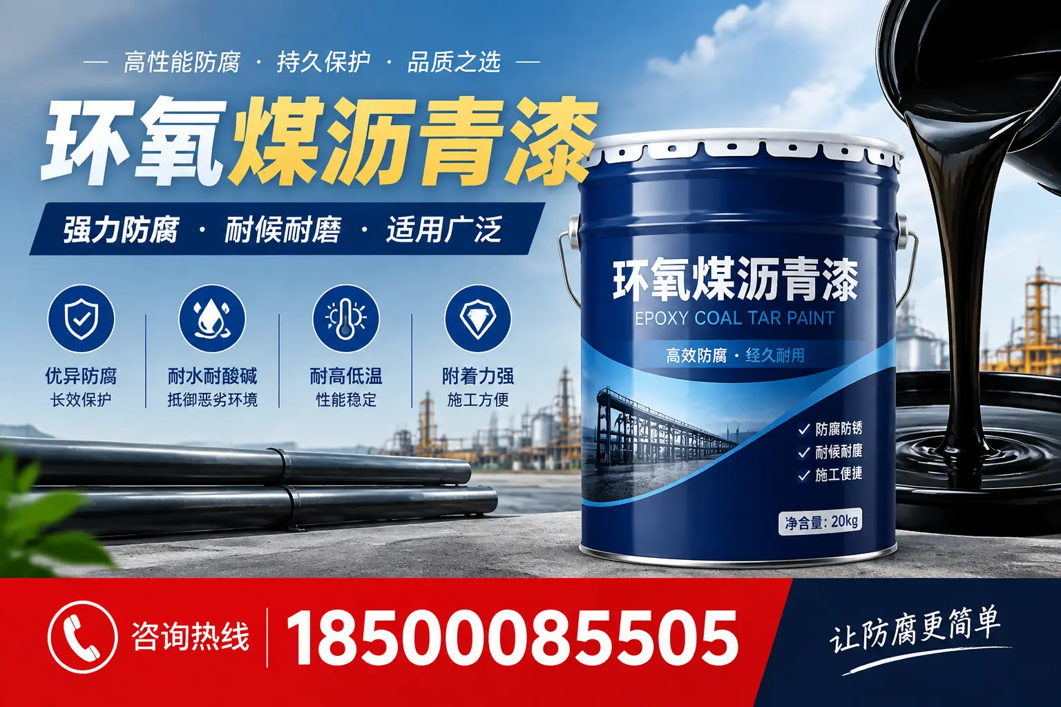 环氧煤沥青漆在不同气候条件下的表现分析，伊春适用性